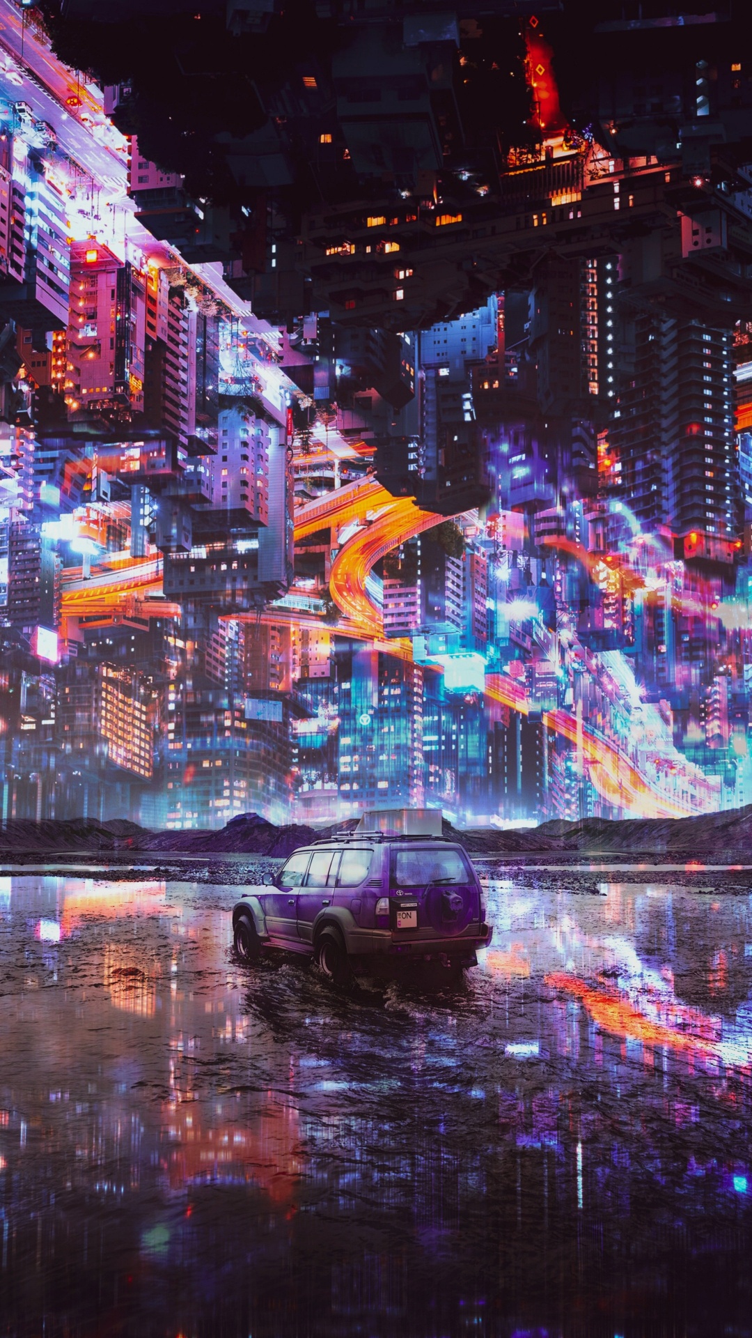 Surreal City, Cityscape, Art, Wisgoon - Social Network, City. Wallpaper in 1080x1920 Resolution