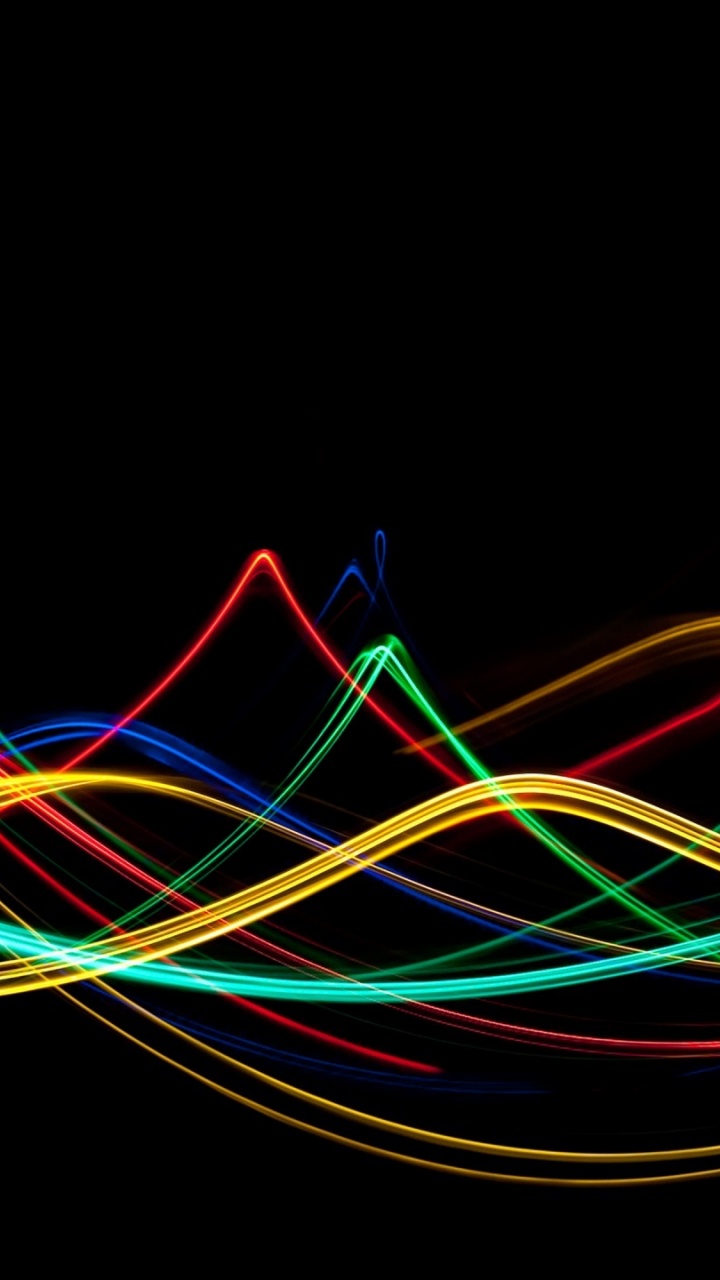 Rotes Gelbes Und Blaues Licht. Wallpaper in 720x1280 Resolution