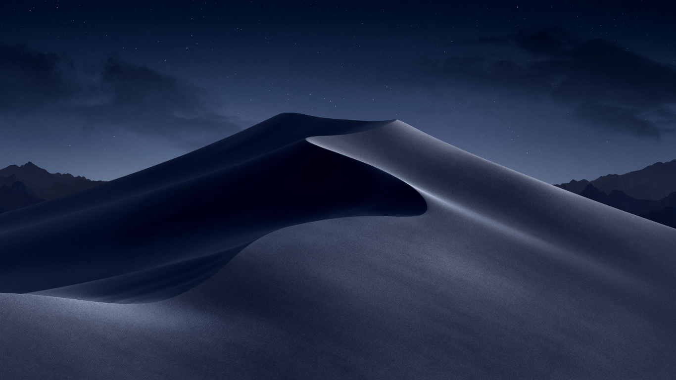 Air, 它, Apple, IMac亲, MacOS Mojave 壁纸 1366x768 允许