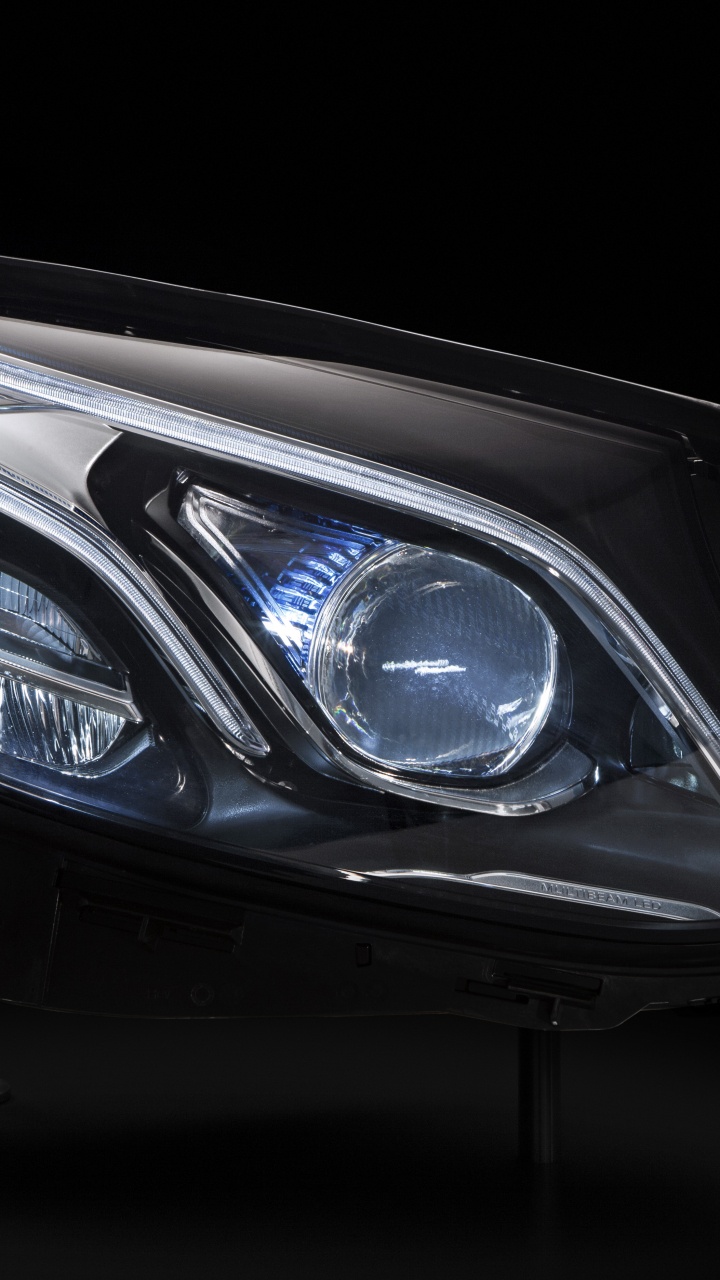 Luz Del Coche Azul y Negro. Wallpaper in 720x1280 Resolution