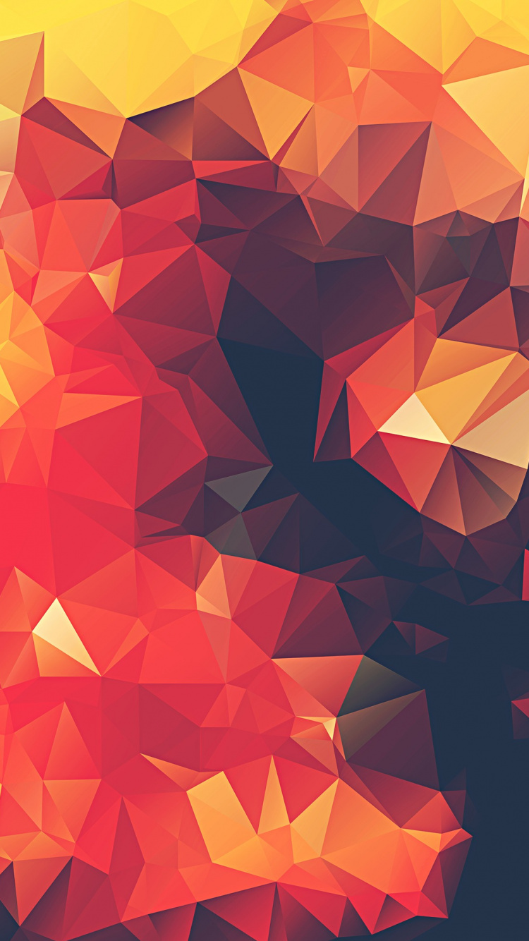 Peinture Abstraite Orange et Blanche. Wallpaper in 750x1334 Resolution