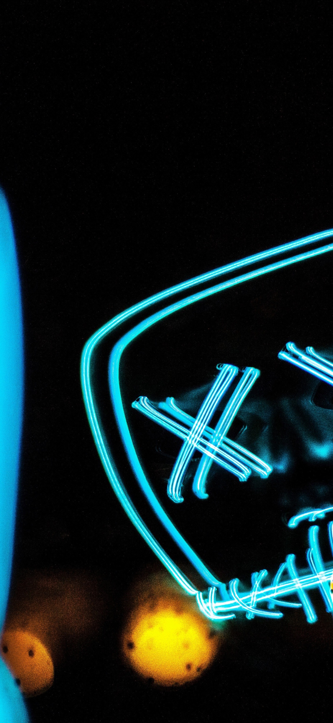 Blue, Light, Lighting, Turquoise, Neon. Wallpaper in 1125x2436 Resolution