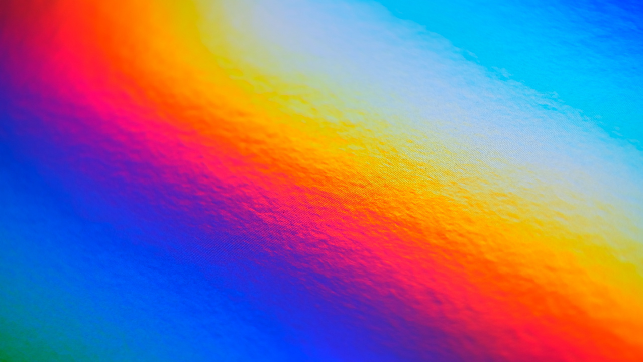 Orange Und Blaue Abstrakte Malerei. Wallpaper in 1280x720 Resolution