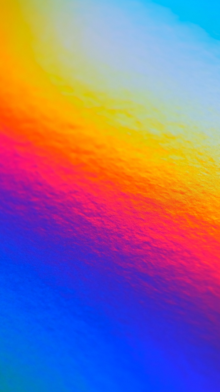 Orange Und Blaue Abstrakte Malerei. Wallpaper in 720x1280 Resolution