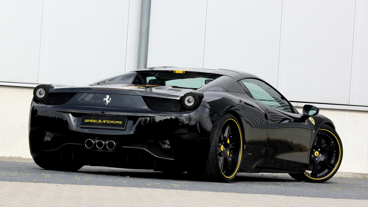 Black Porsche 911 on Brown Wooden Floor. Wallpaper in 1280x720 Resolution