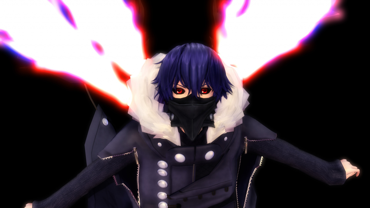 Schwarz-Weiß-Roboter Mit Rauch. Wallpaper in 1280x720 Resolution