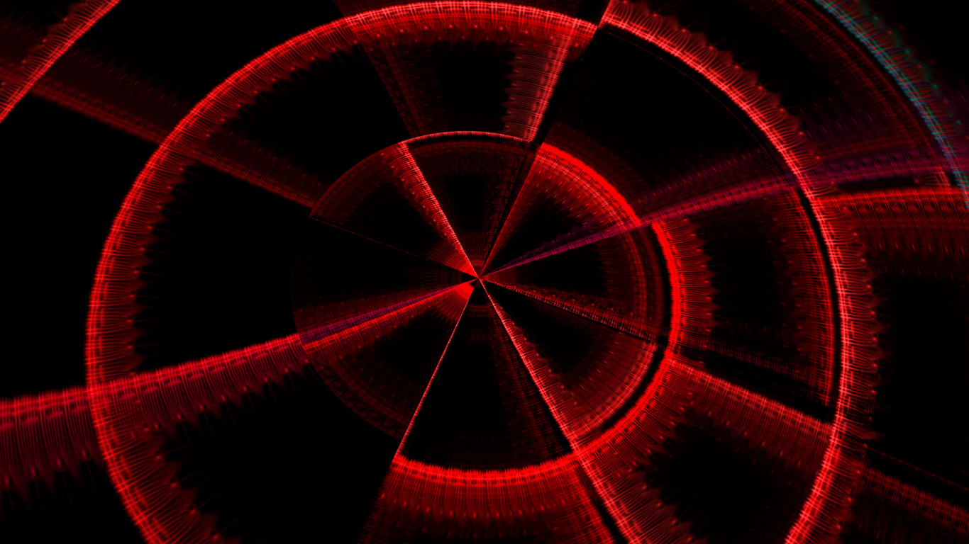 Black, Red, Pink, Magenta, Circle. Wallpaper in 1366x768 Resolution