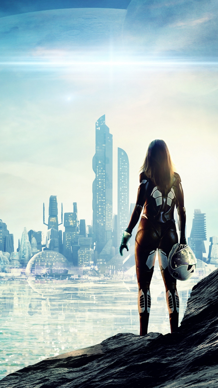 Woman in Black Tank Top and Black Shorts Standing on Rock Formation Near Body of Water. Wallpaper in 750x1334 Resolution