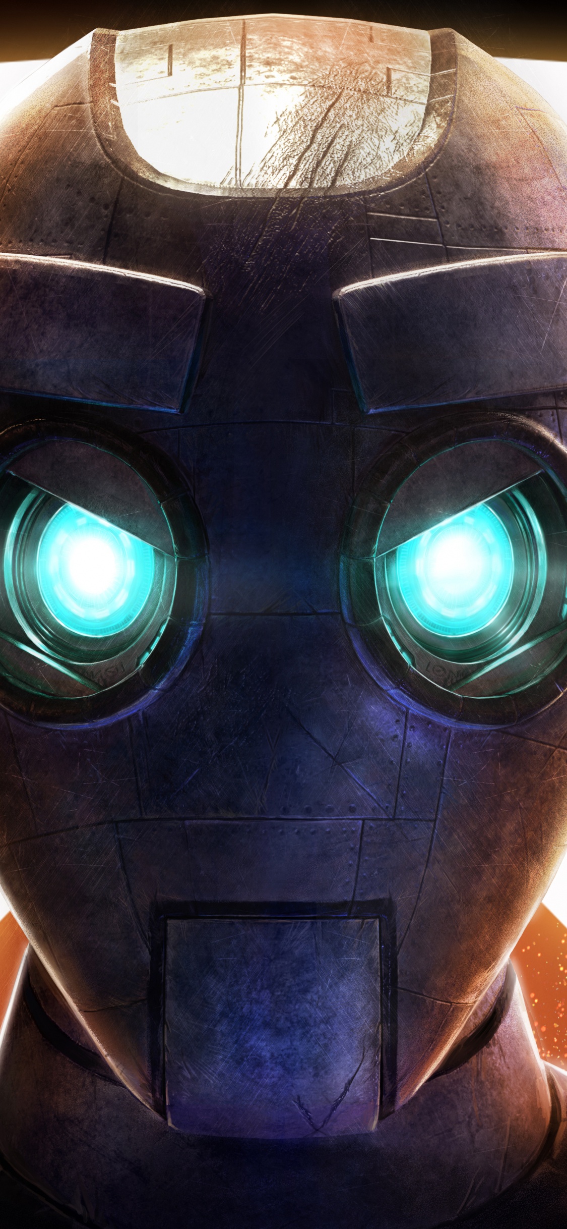 Lumière, Robot, Football, Personnage de Fiction, Les Jeux Vidéo. Wallpaper in 1125x2436 Resolution