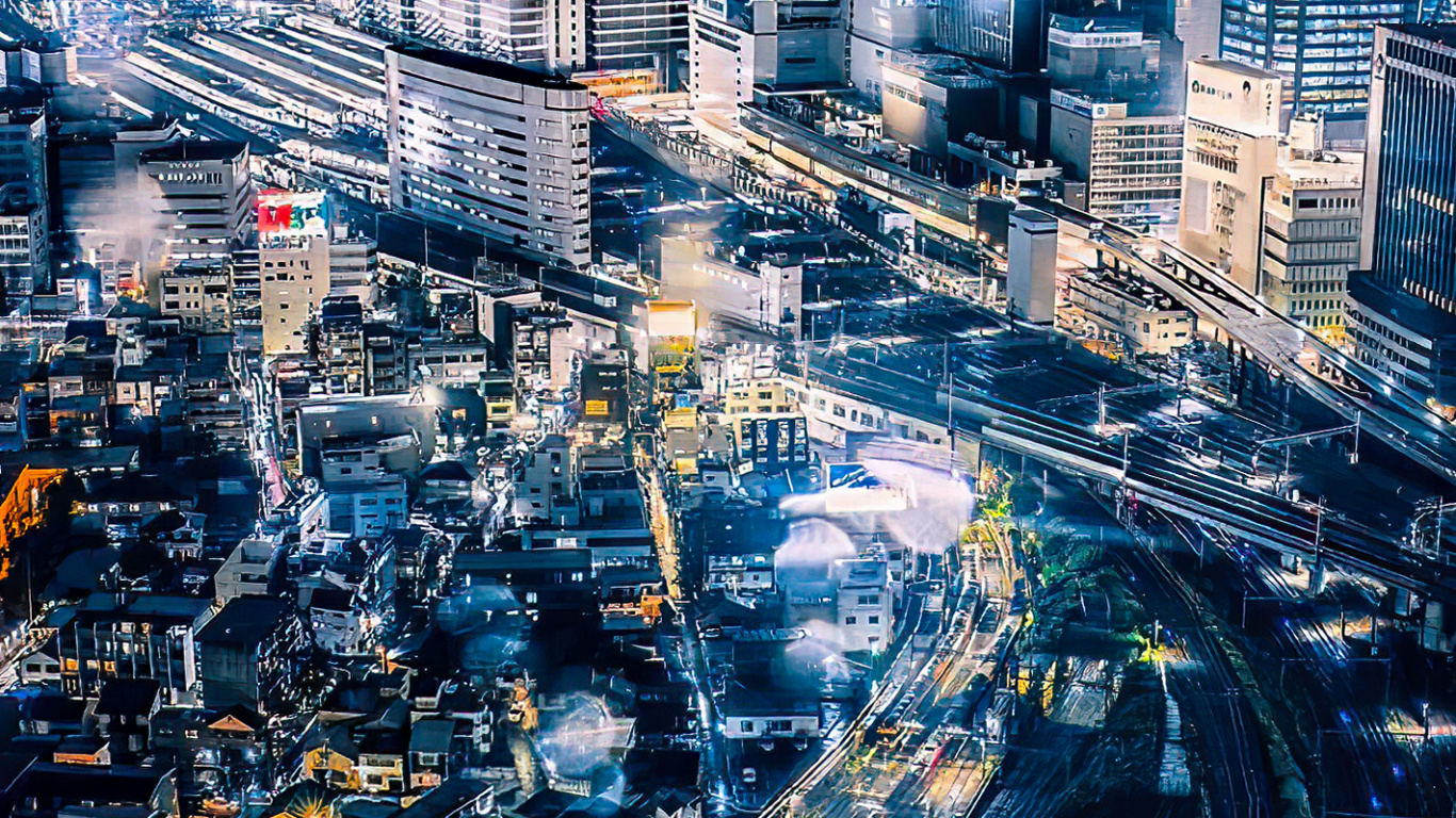 城市景观, 光, 性质, 基础设施 壁纸 1366x768 允许