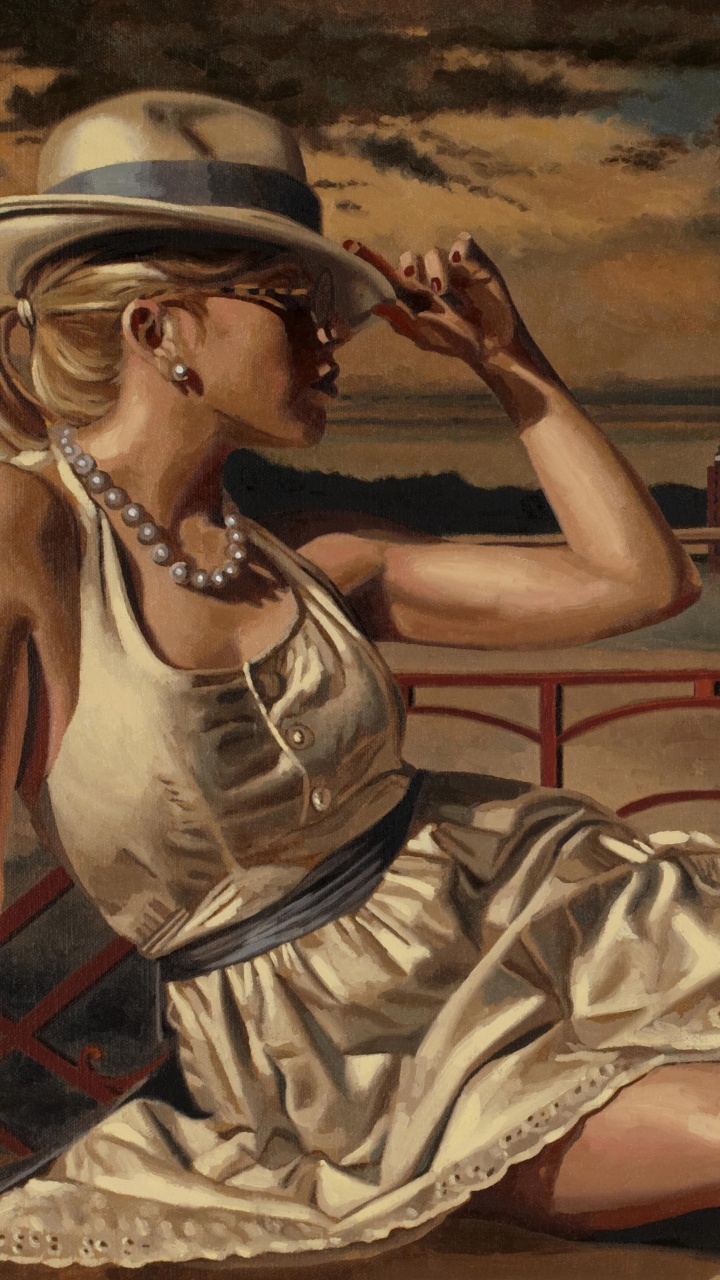 Painting, Oil Painting, Art, Artist, Cartoon. Wallpaper in 720x1280 Resolution