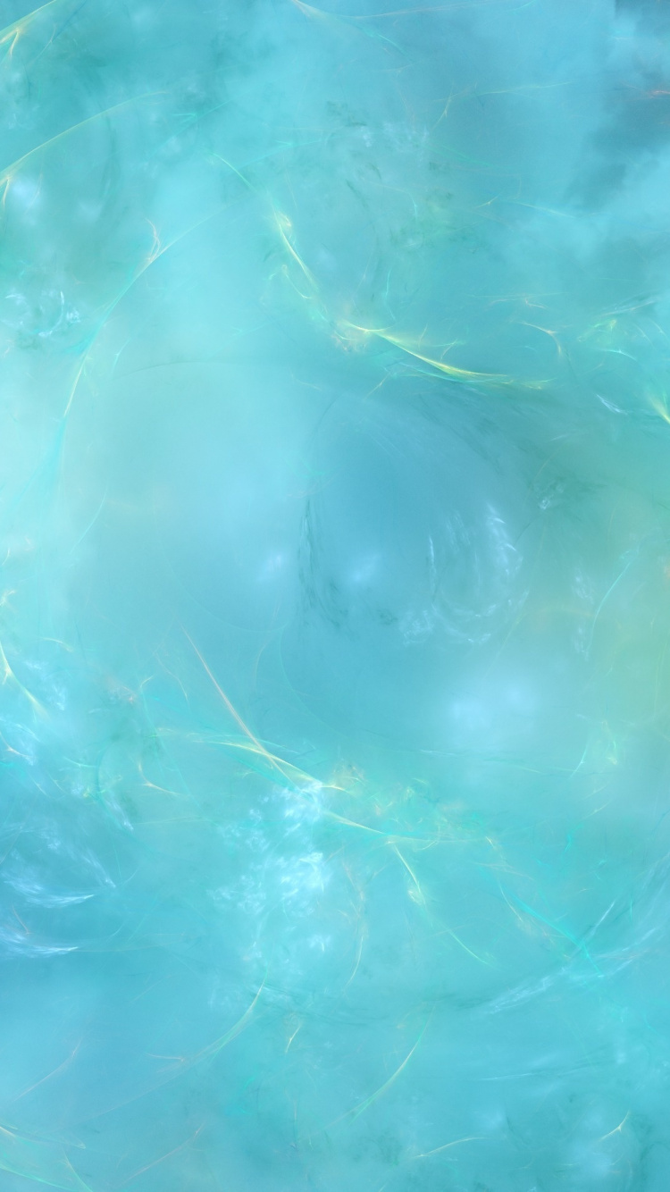 Green and Blue Abstract Painting. Wallpaper in 750x1334 Resolution