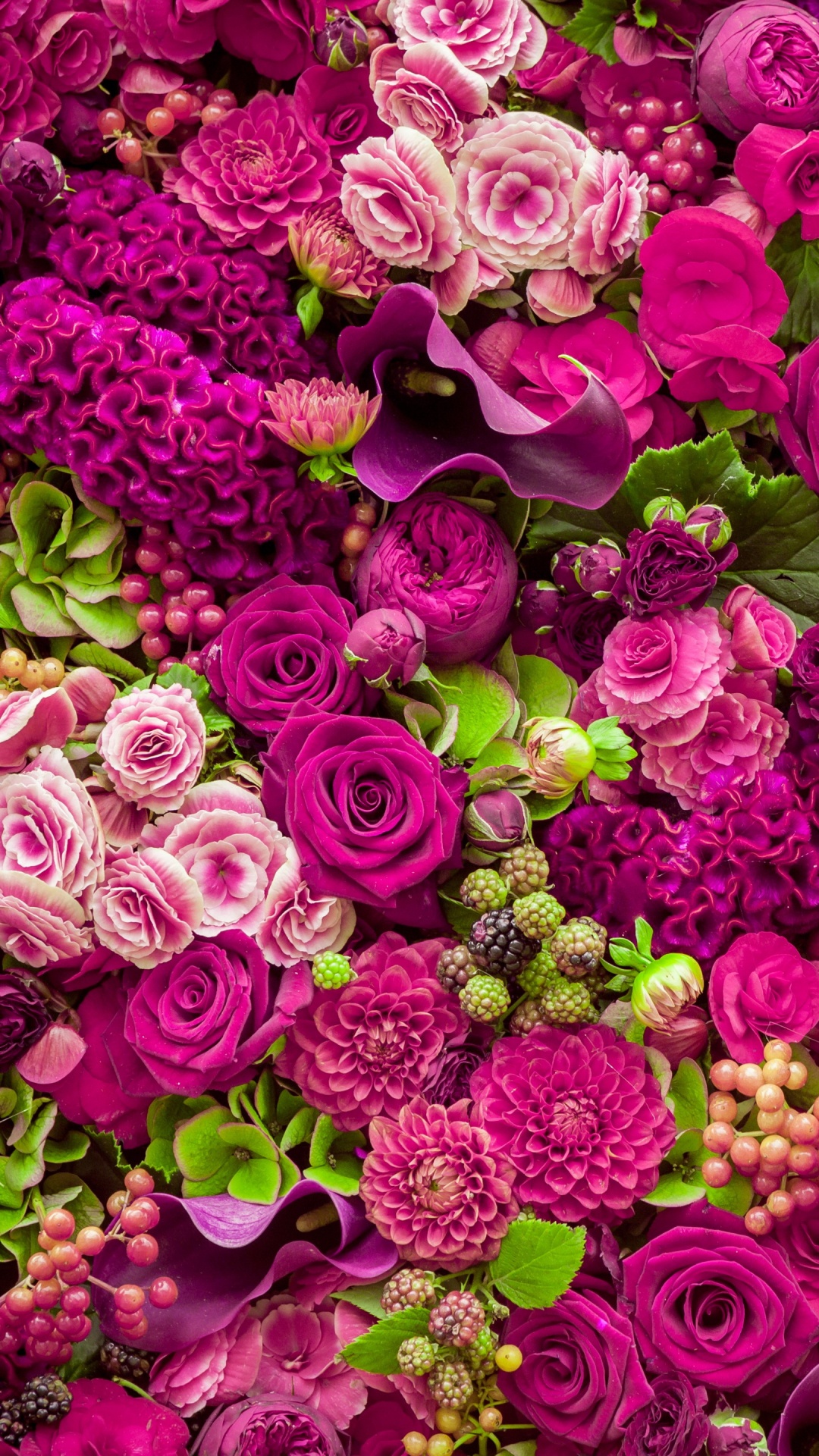 Beautiful Pink Flowers, Flower, Rose, Pink, Flower Bouquet. Wallpaper in 1080x1920 Resolution