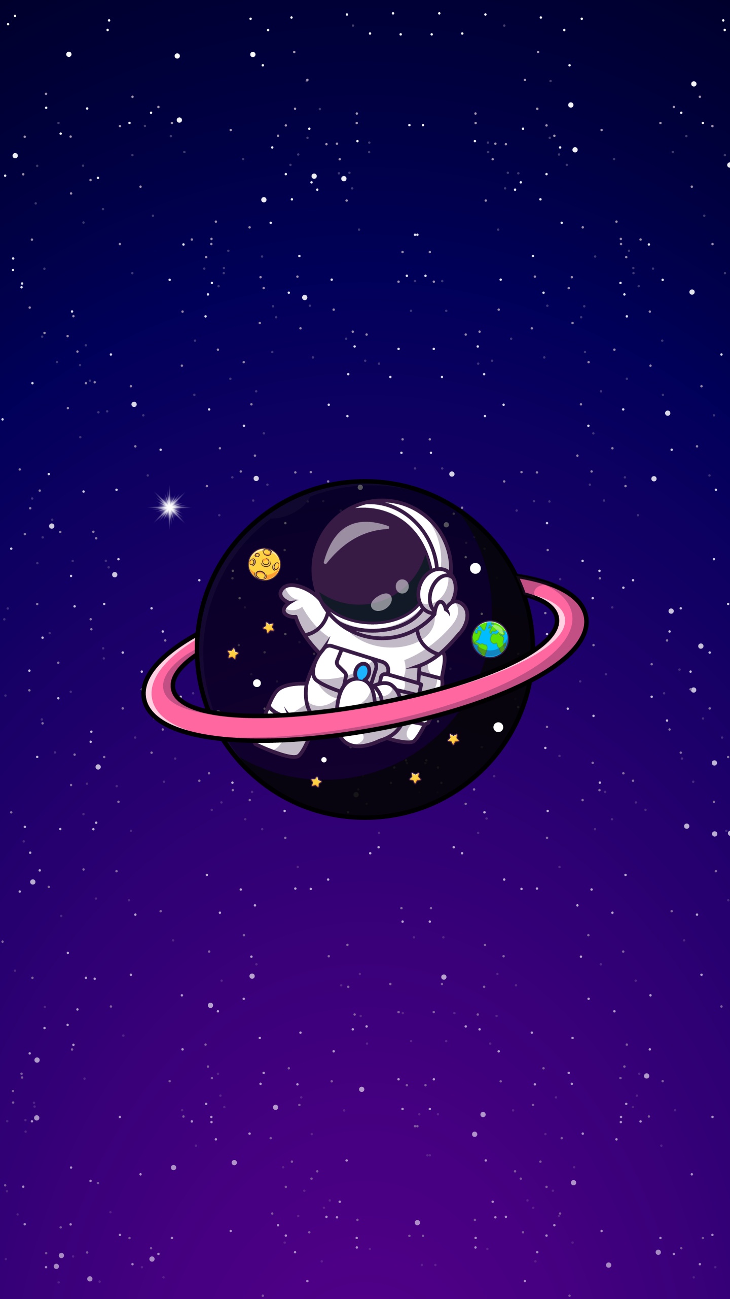 Ambiente, Caricatura, Objeto Astronómico, Arte, Espacio. Wallpaper in 1440x2560 Resolution