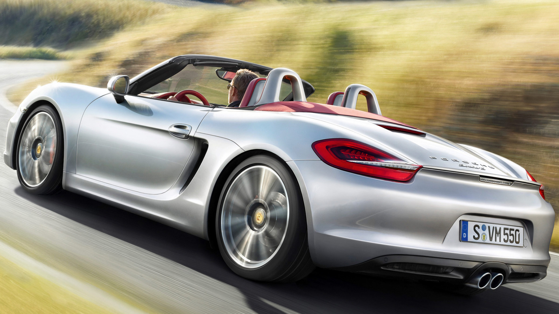 Silver Porsche 911 on Road During Daytime. Wallpaper in 1920x1080 Resolution