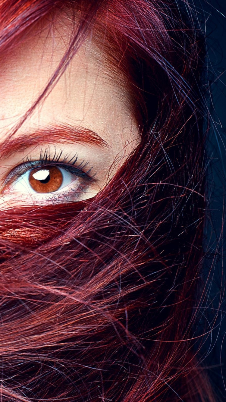 Les Cheveux Rouges, la Couleur Des Yeux, Sourcil, Beauté, Nez. Wallpaper in 750x1334 Resolution