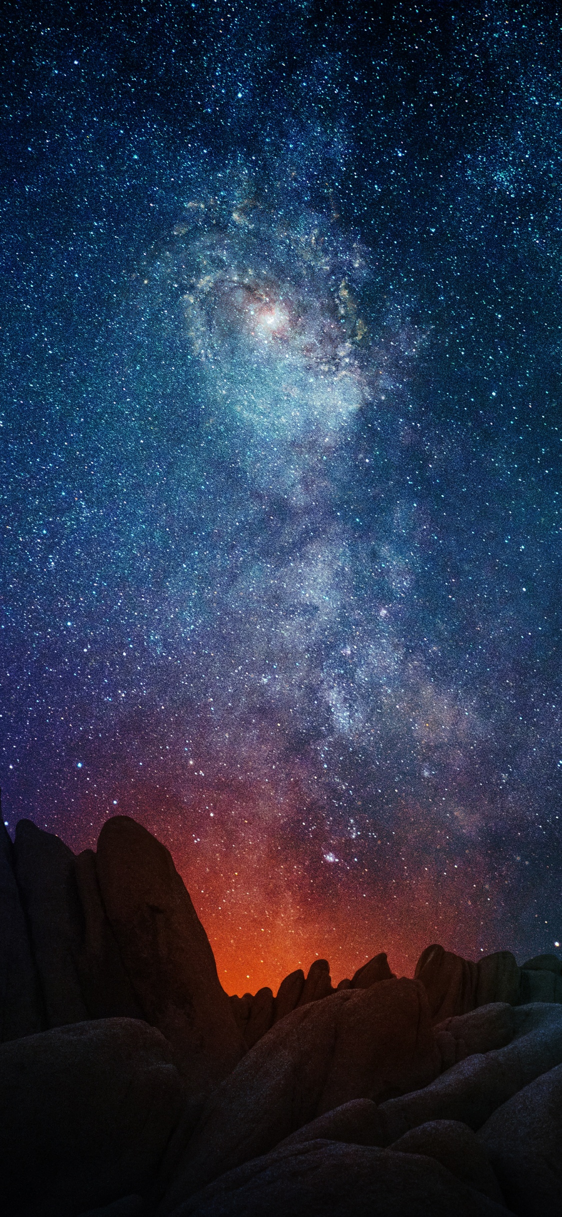 Milky Way, Galaxy, Atmosphere, World, Natural Environment. Wallpaper in 1125x2436 Resolution