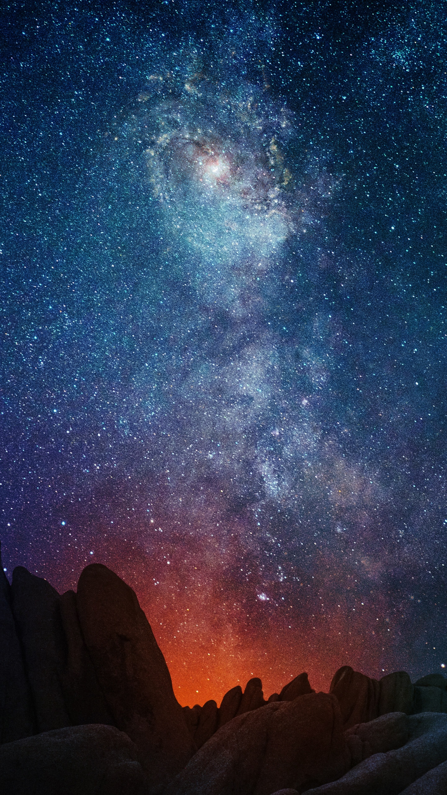 Voie Lactée, Galaxie, Atmosphère, Environnement Naturel, Paysage Naturel. Wallpaper in 1440x2560 Resolution