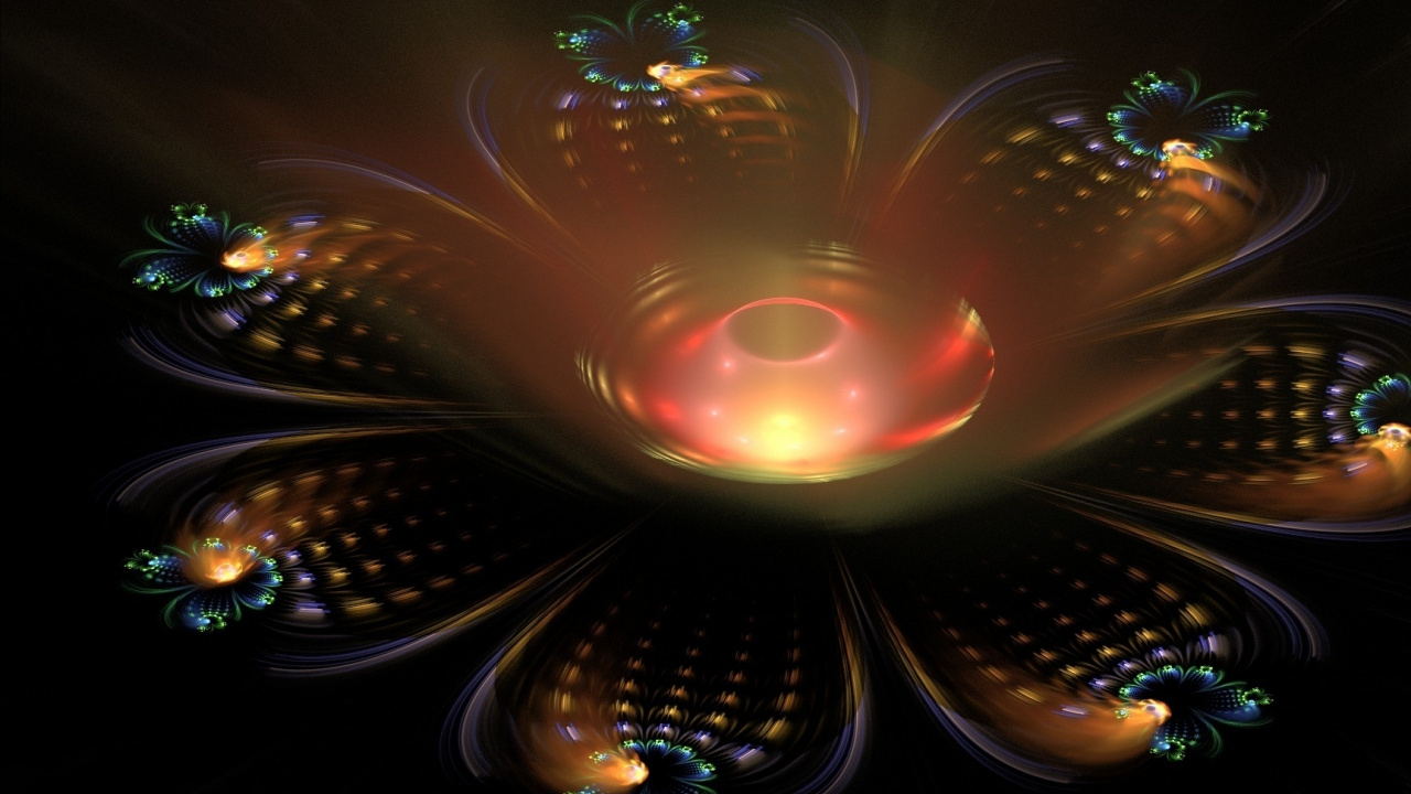 Luminaire Noir et Blanc. Wallpaper in 1280x720 Resolution