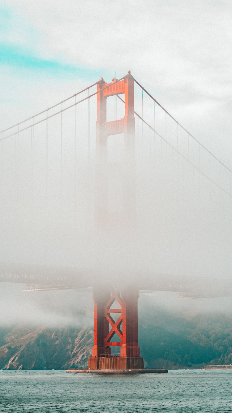 Download 750x1334 Wallpaper Golden Gate Bridge San Francisco Golden Gate Bridge San Francisco. Wallpaper in 750x1334 Resolution