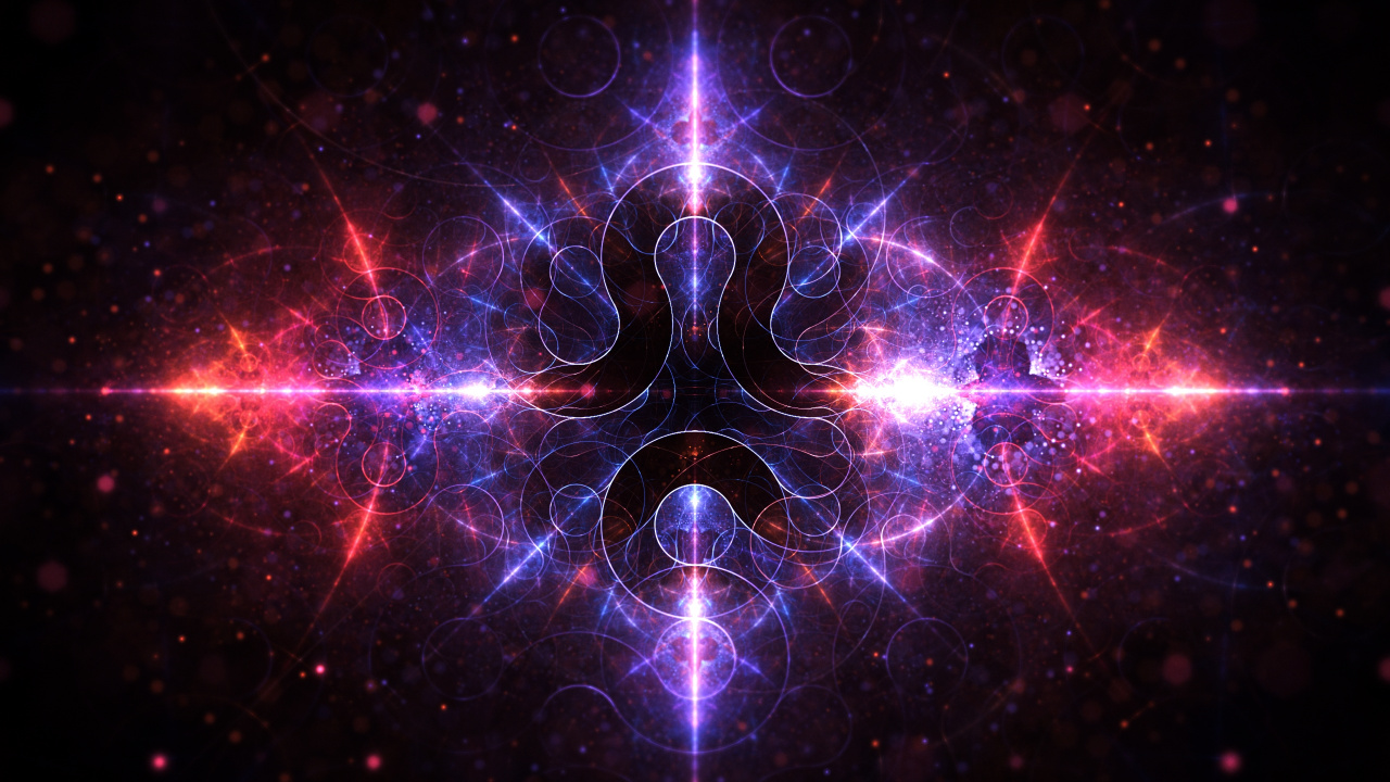 Light, Fractal Art, Fractal, Purple, Astronomical Object. Wallpaper in 1280x720 Resolution