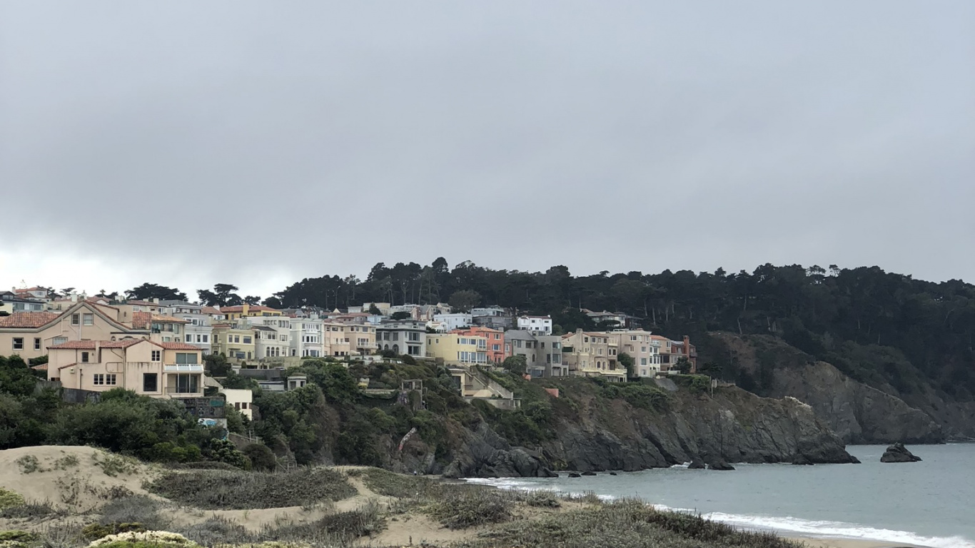 Costa, Ciencia, Biología, la Vegetación, la Comunidad Vegetal. Wallpaper in 1366x768 Resolution