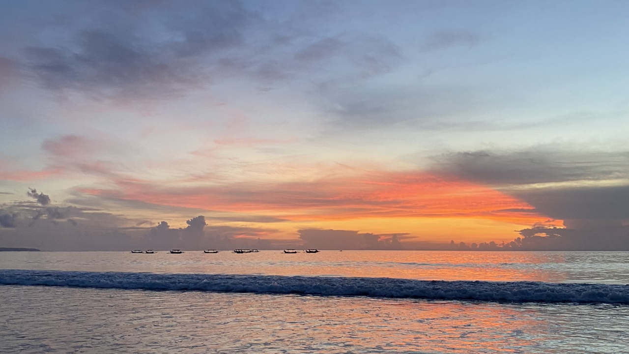 Mar, Líquido, Atardecer, Los Recursos de Agua, Ambiente. Wallpaper in 1280x720 Resolution