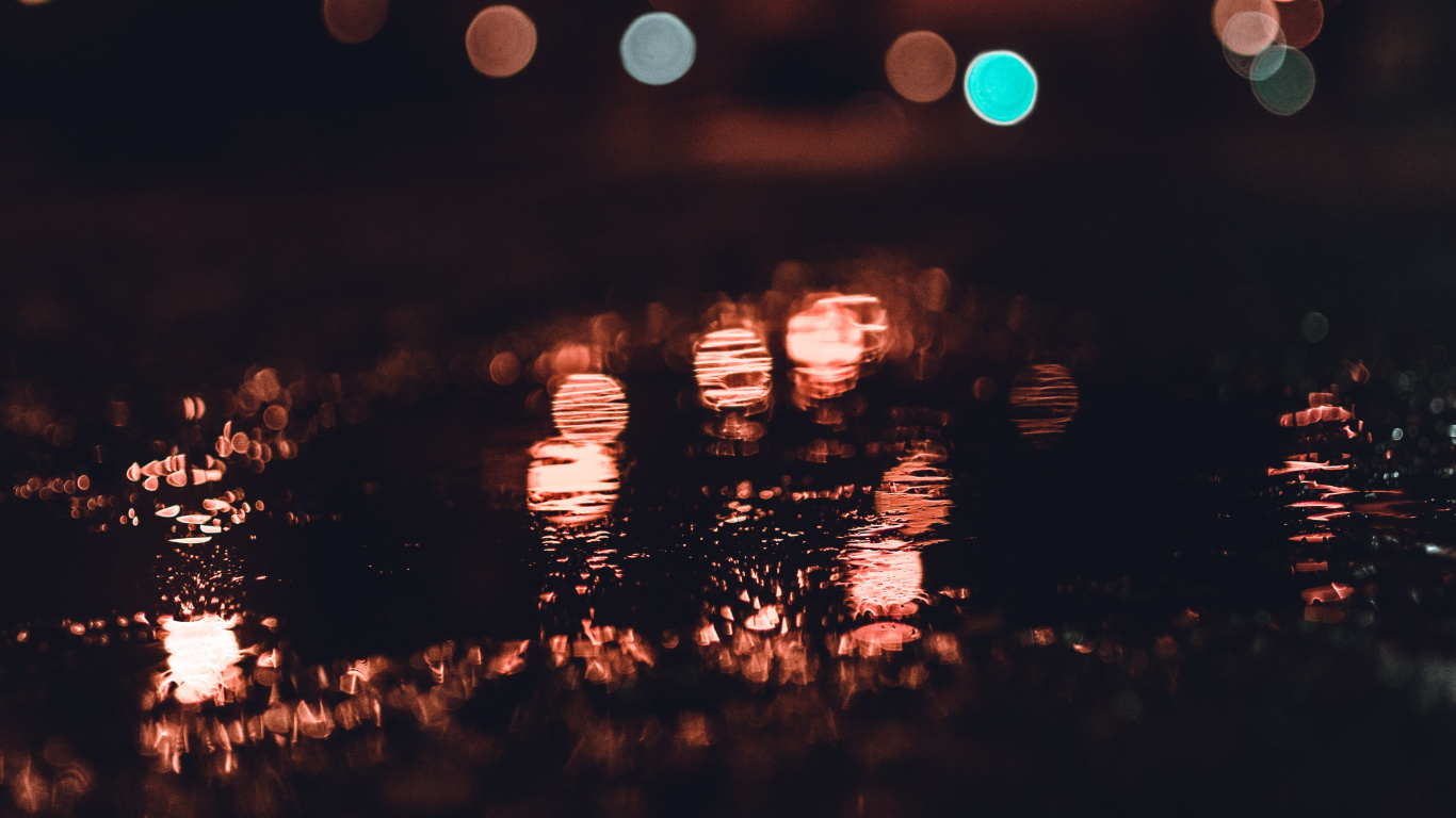 Éblouissement, Obscurité, Ciel, Lumière, Eau. Wallpaper in 1366x768 Resolution