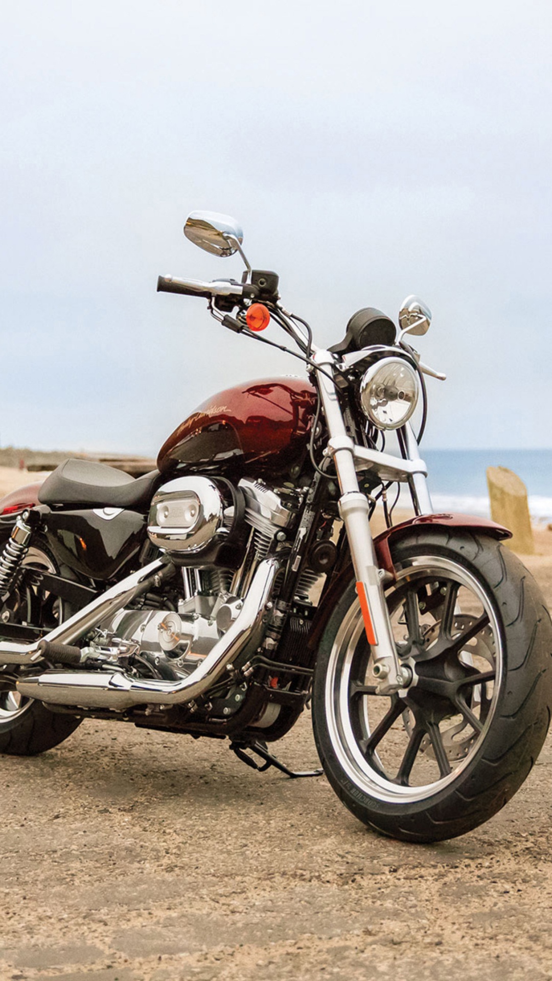 Red and Black Motorcycle on Brown Field During Daytime. Wallpaper in 1080x1920 Resolution