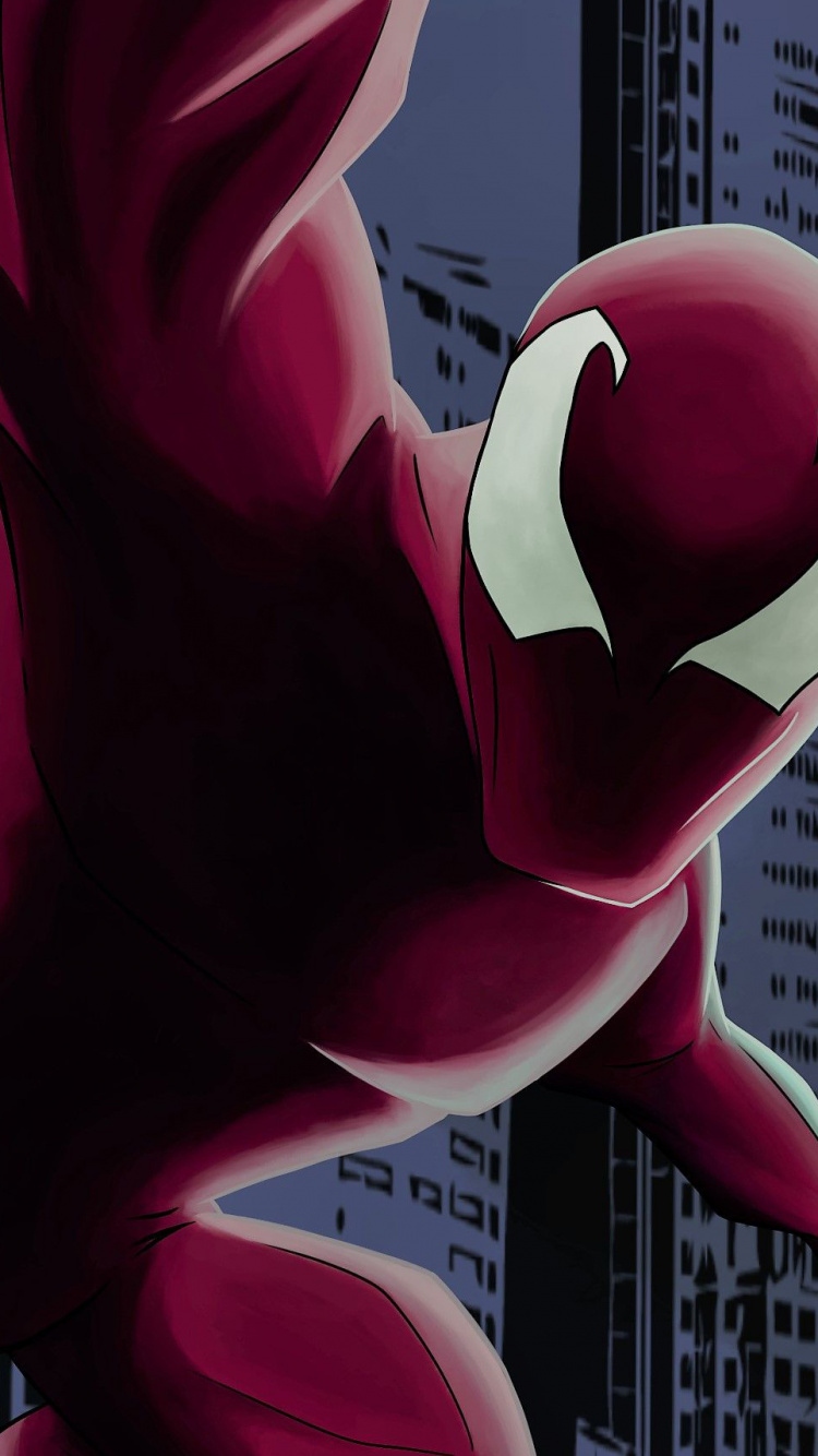 Personnage de Dessin Animé Oiseau Rouge et Jaune. Wallpaper in 750x1334 Resolution