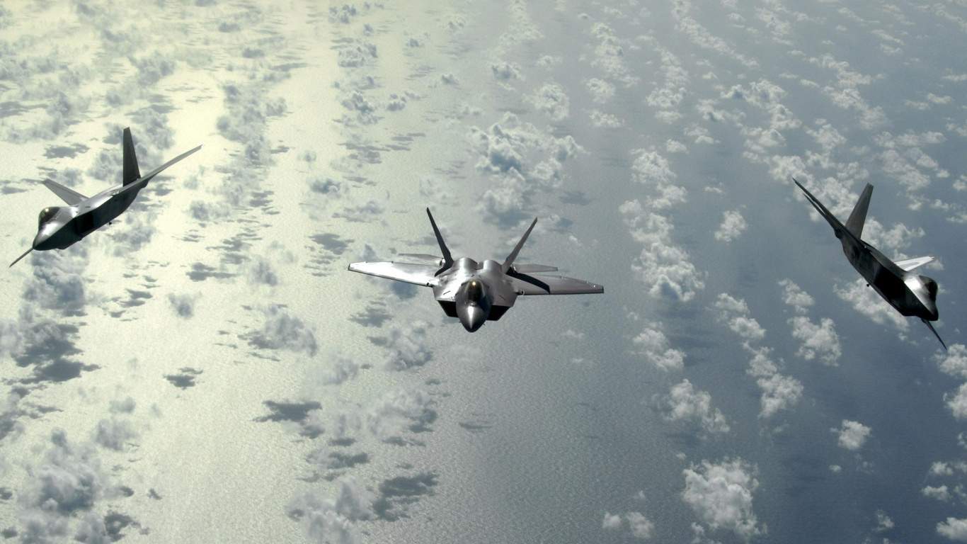 Avion Noir et Blanc Volant Dans le Ciel. Wallpaper in 1366x768 Resolution