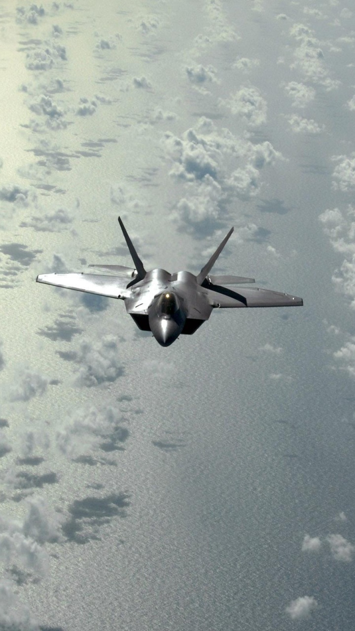 Avión Blanco y Negro Volando en el Cielo. Wallpaper in 720x1280 Resolution