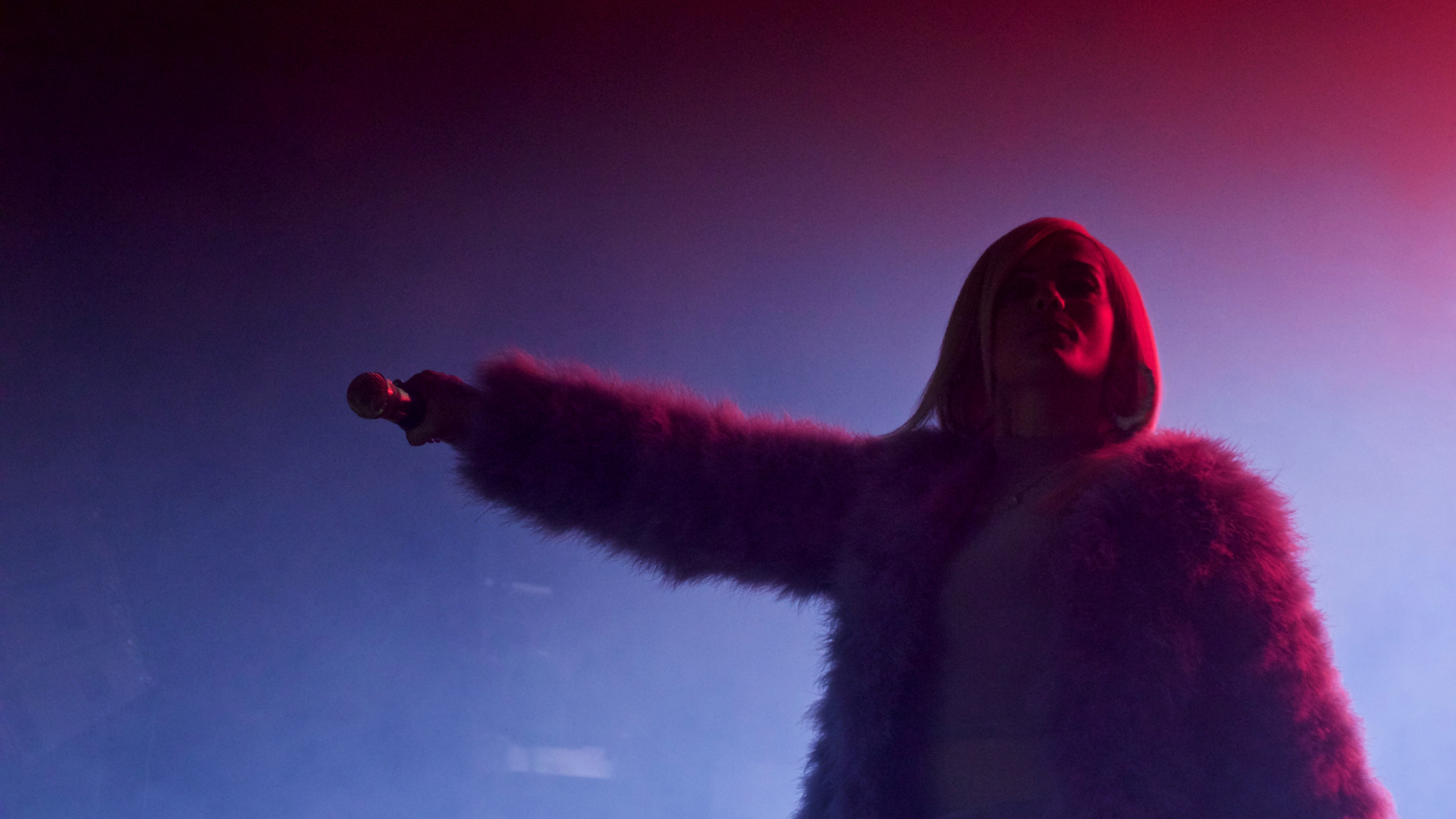 Rojo, Rendimiento, Morado, Luz, Rosa. Wallpaper in 3840x2160 Resolution