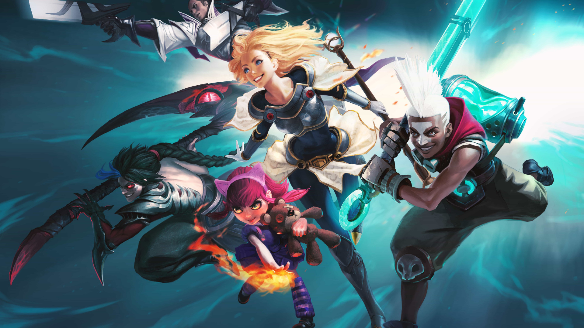 League of Legends, Riot Games, L'anime, Illustration, Amusement. Wallpaper in 1920x1080 Resolution