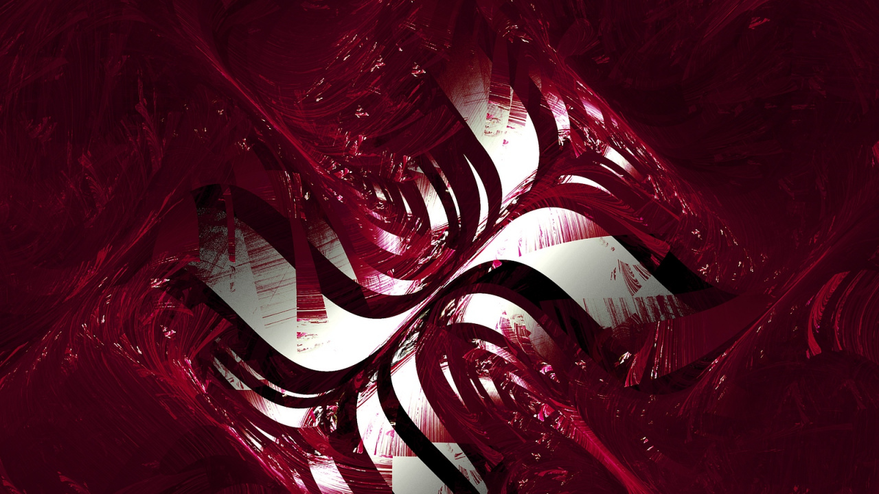 Pintura Abstracta Roja y Blanca. Wallpaper in 1280x720 Resolution