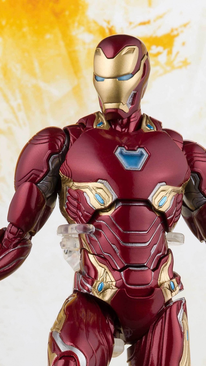 Figura de Acción de Robot Rojo y Blanco. Wallpaper in 720x1280 Resolution