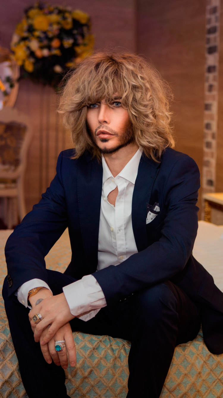 Suit, Sergey Zverev, Outerwear, Costume, Actor. Wallpaper in 750x1334 Resolution