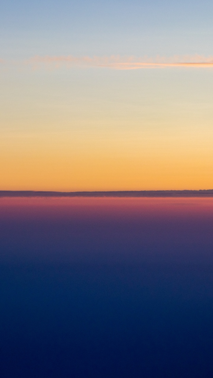 Horizon, Blue, Mer, Eau, Lever. Wallpaper in 720x1280 Resolution