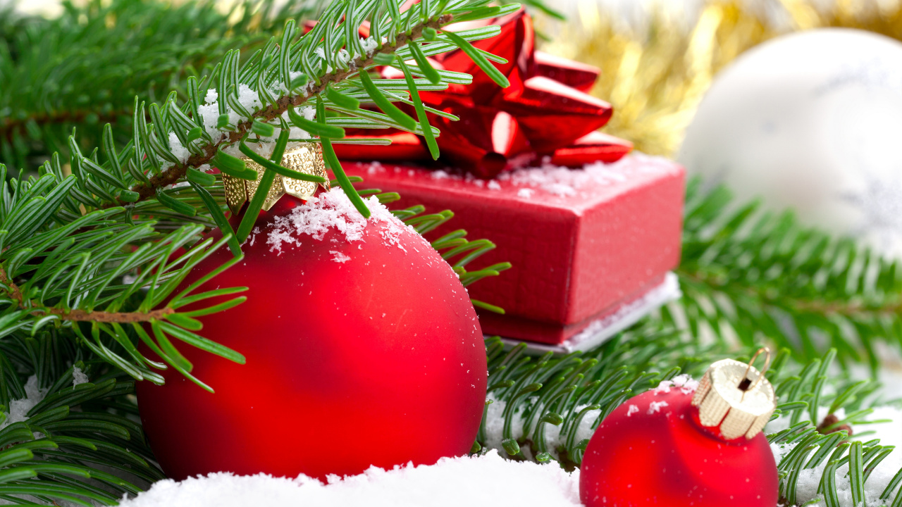 Christmas Day, Christmas Ornament, Christmas Tree, Christmas Decoration, Fir. Wallpaper in 1280x720 Resolution