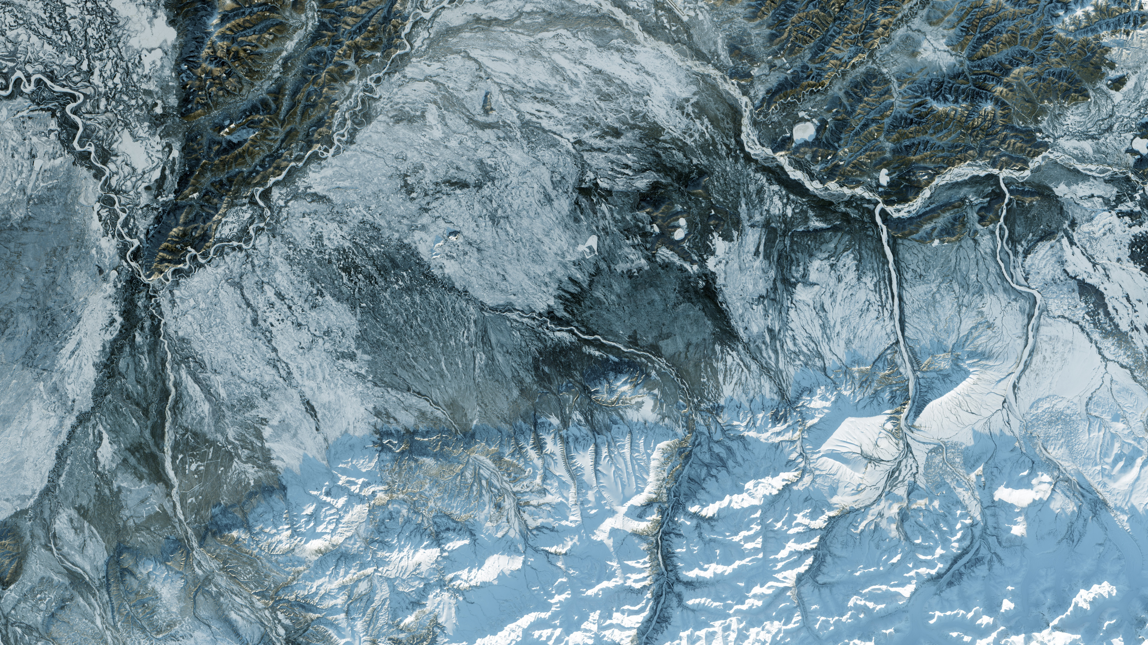 Wasser, Raum, Frost, Wasserressourcen, Einfrieren. Wallpaper in 3840x2160 Resolution