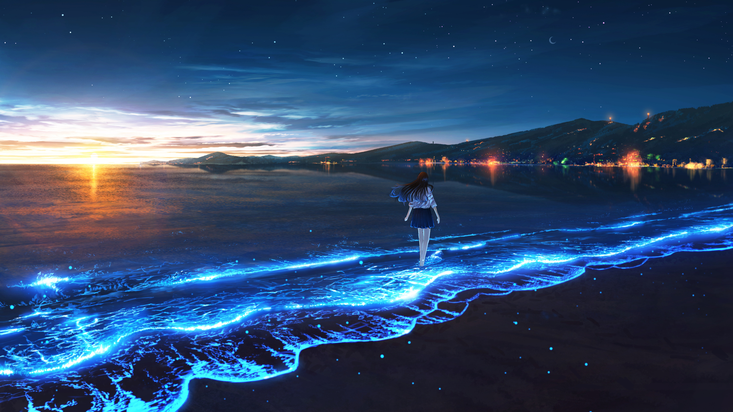 Art, Stay Lost With Me, Creative Work, Water, Atmosphere. Wallpaper in 2560x1440 Resolution