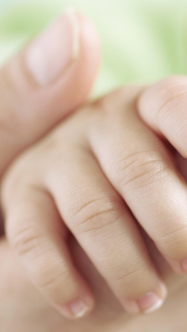 Infant, Skin, Hand, Finger, Child. Wallpaper in 750x1334 Resolution
