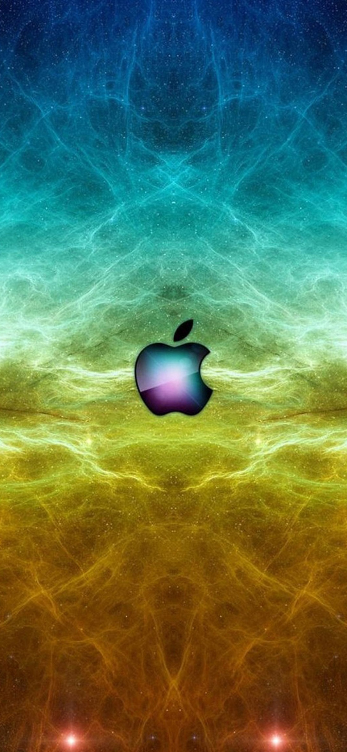 Apple, 气氛, 空间, 心脏, 天空 壁纸 1125x2436 允许