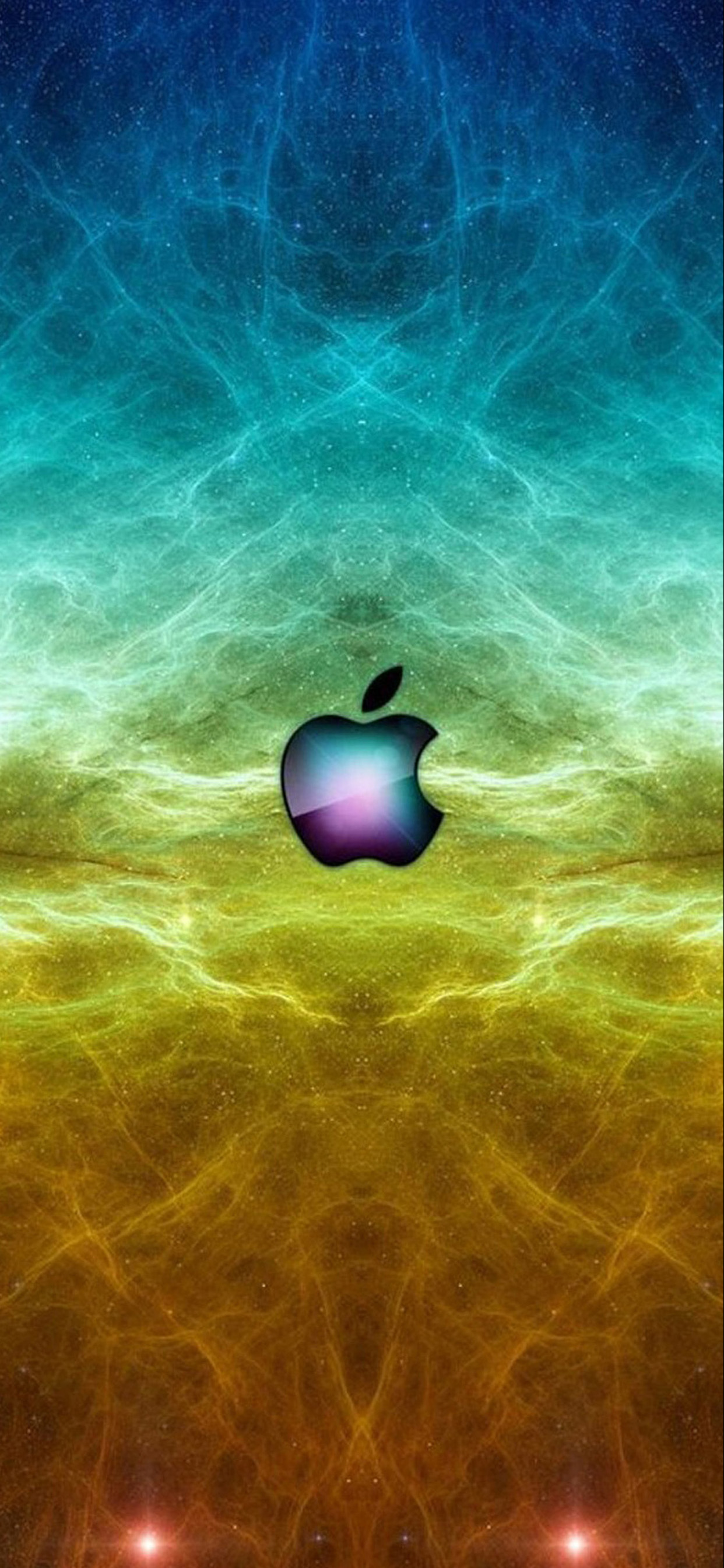 Apple, 气氛, 空间, 心脏, 天空 壁纸 1242x2688 允许