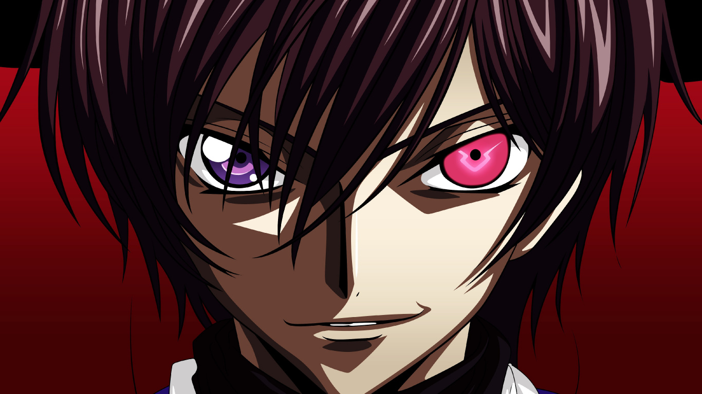 Schwarzhaariger Männlicher Anime-Charakter. Wallpaper in 1366x768 Resolution