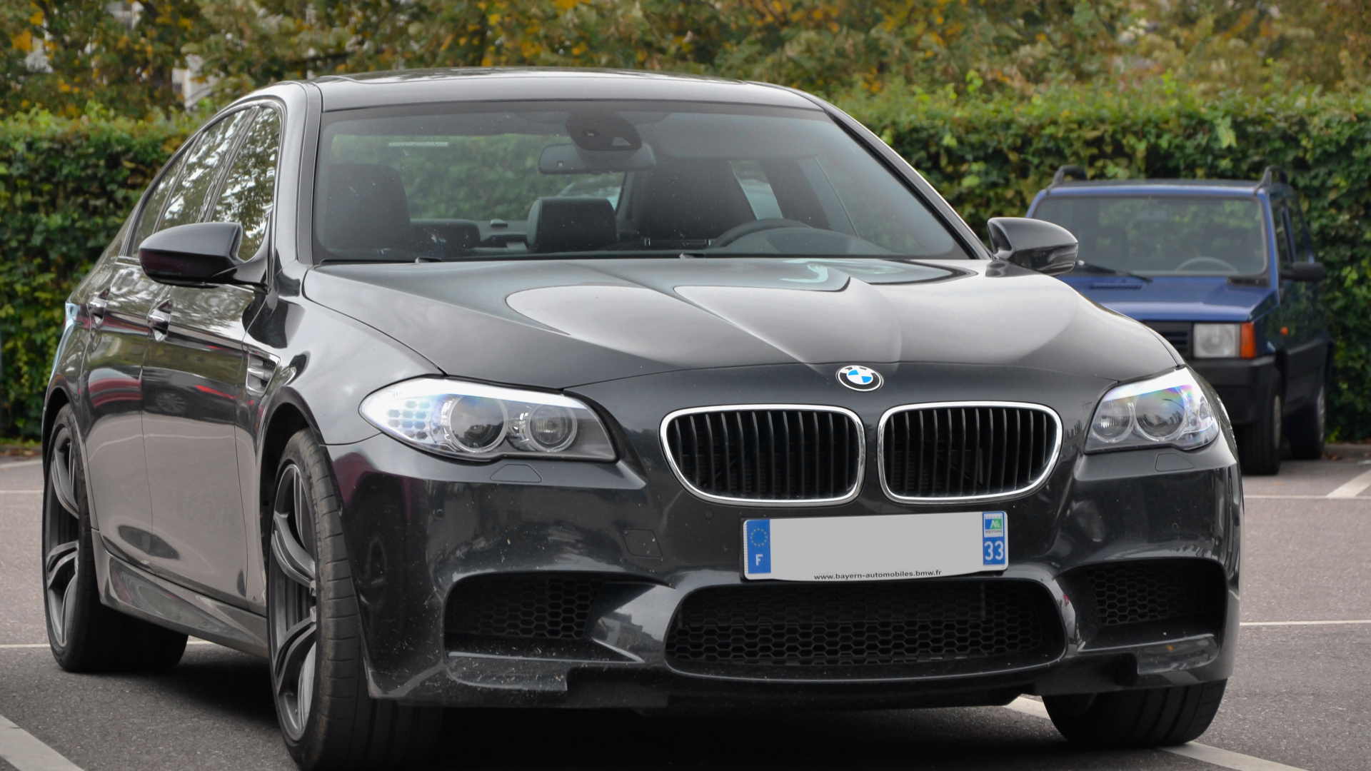 Schwarz Bmw m3 Coupé. Wallpaper in 1920x1080 Resolution