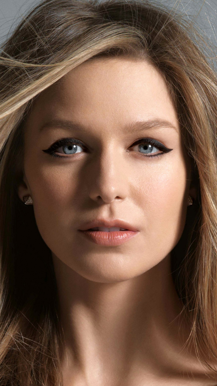Melissa Benoist, Supergirl, Marley Rose, El CW, Entrecejo. Wallpaper in 750x1334 Resolution