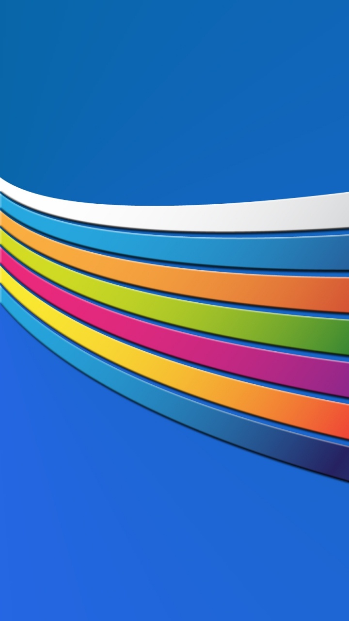 White Yellow and Blue Striped Textile. Wallpaper in 720x1280 Resolution