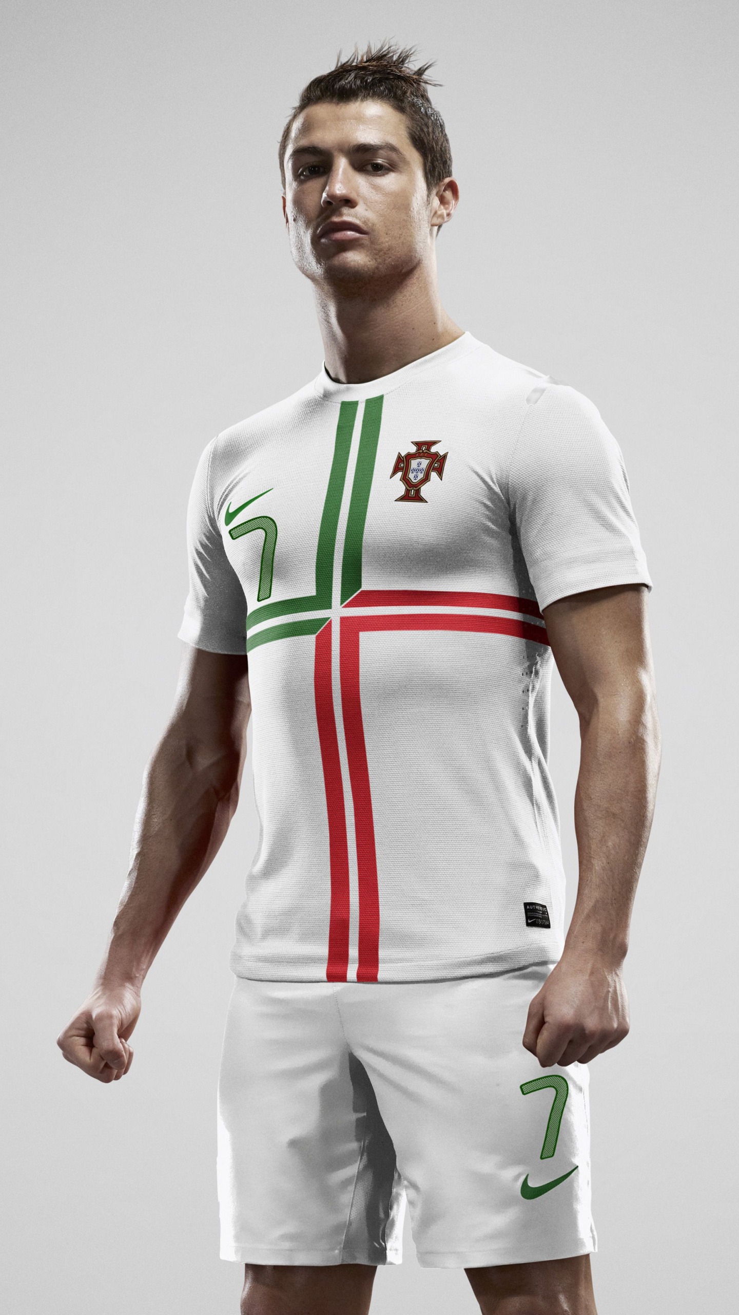 克里斯蒂亚诺*罗纳尔多, 足球运动员, 白色, 泽西, 运动服 壁纸 1440x2560 允许