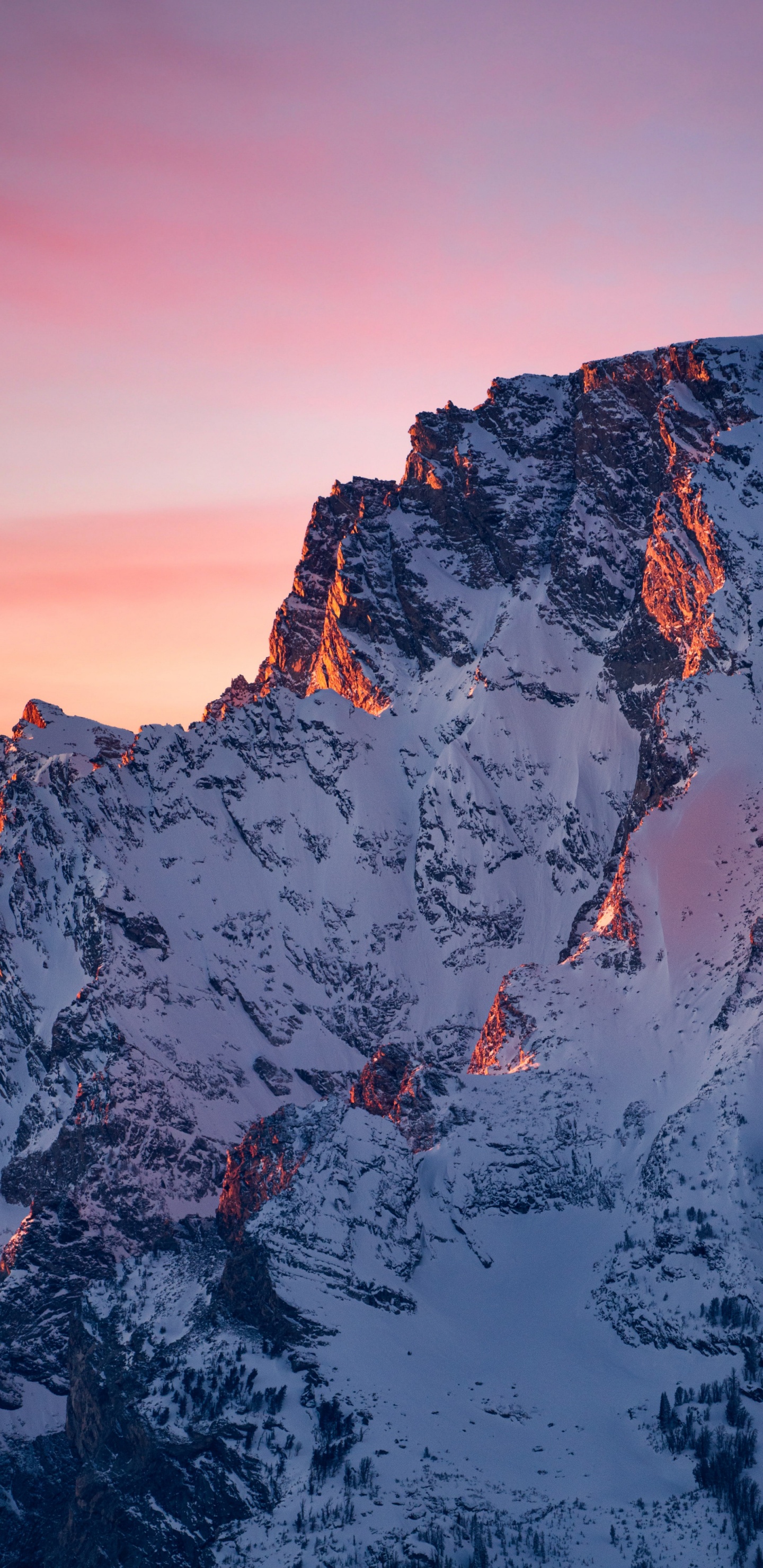 Amanecer Kanchenjunga, Lo-fibeatz, Ambiente, Montaña, Paisaje Natural. Wallpaper in 1440x2960 Resolution